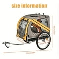 thumbnail image 3 of 1pc Large Pet Stroller, Foldable Outdoor Travel Trailer, For Large And Medium-sized, 3 of 4