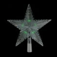 thumbnail image 2 of Northlight Lighted Flashing Crystal Star Christmas Tree Topper - 9" - Multicolor LED Lights, 2 of 3