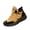 Khaki, variant on Women's Orthopedic Hiking Sneakers, Mid‑Ankle Rugged Outsole Trail Sneakers, Anti‑Slip Camping Outdoor Sneakers Brown