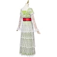thumbnail image 4 of Titanic Rose DeWitt Bukater Dress Rose Lace Dress Romantic Tea Gown Regency Green Long Dress, 4 of 7