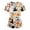 White, variant on Halloween Scrub Tops Women Happy Funny Pumpkin Ghost Bat Print Short Sleeve V-Neck Nurse Tops Spooky Cute Vacation Shirts with Pockets Saffron M