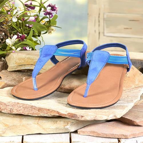 elastic gladiator sandals