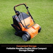 LawnMaster 15” 13 Amp Dethatcher and Scarifier with 10.5 Gallon Collection Bag-GV1314