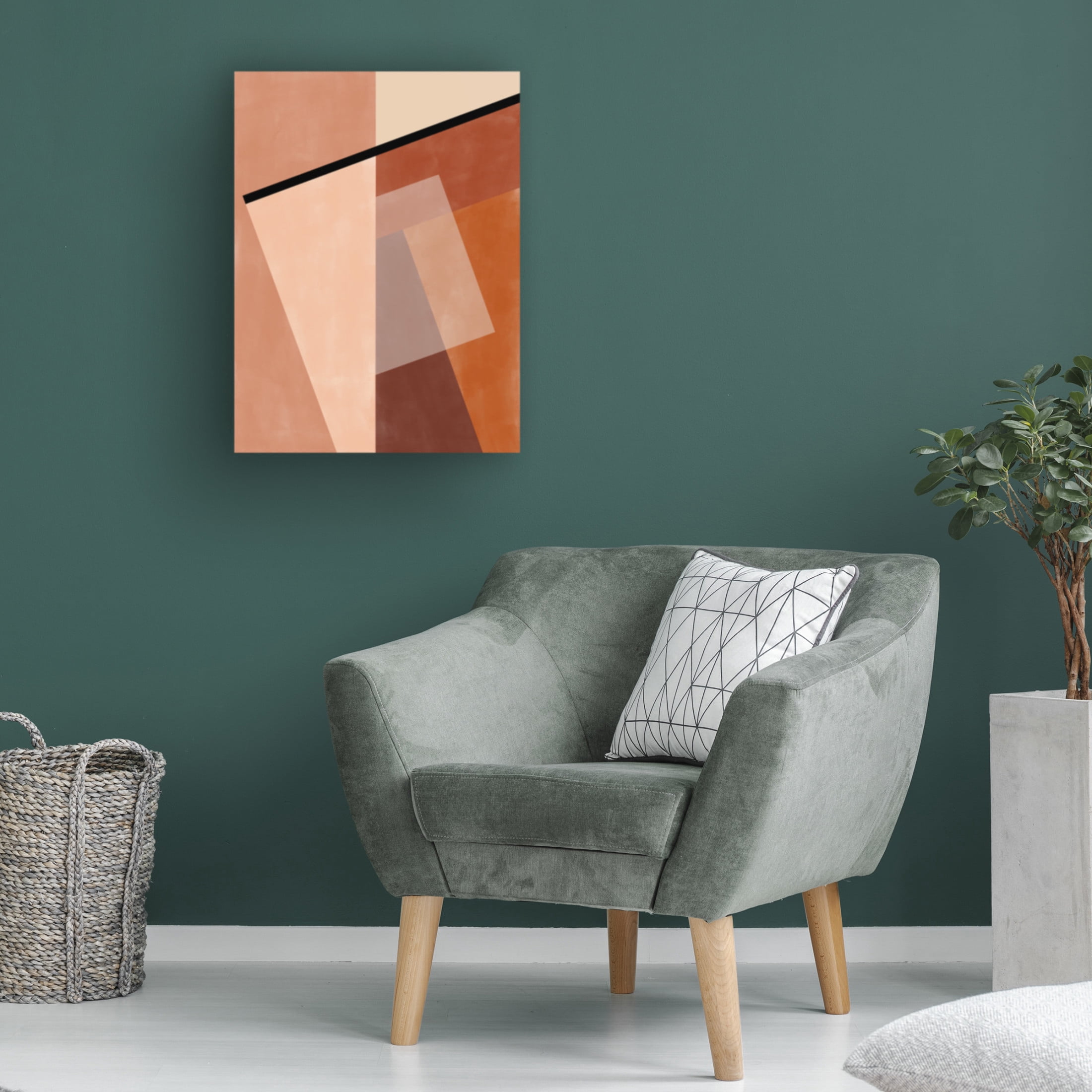 Trademark Fine Art Elena Ristova terracotta40 Canvas Wall Art