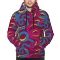 thumbnail image 4 of Hoodies for Men - Cartoon Cute Snake Rose Red Blue Long Sleeve Comfrt Men'S Fashion Hoodies & Sweatshirts, Sweatshirts for Men Hoodies Pullover Clothing Clothes with Pouch, 4 of 7