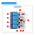 thumbnail image 3 of Relay Module 4 Channel USB to CH340 Serial Control Relay Module Optocoupler Protection TYPE-C Interface Module DSTUR-T40, 3 of 8