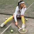 thumbnail image 6 of Vsdgher Bananas On A Striped Knee Socks, High Socks Long Stretchy Sock Women Knee High Stocking, Long Socks for Women, 6 of 6