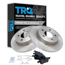 Front Ceramic Disc Brake Pad and Rotor Kit - Compatible with 2013