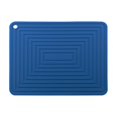 thumbnail image 2 of Waterproof Dish Drying Mat Hot Pot Holder Heat Resistant Dish Draining Mat Navy blue, 2 of 9