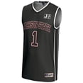 thumbnail image 2 of Youth GameDay Greats Black #1 Jackson State Tigers Lightweight Basketball Jersey, 2 of 4