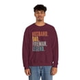 thumbnail image 4 of Fireman Firefighter Sweatshirt Gifts Crew Neck Shirt Long Sleeve Unisex, 4 of 5