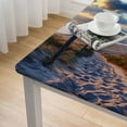 thumbnail image 5 of Acheng Sunset Square Tablecloth Waterproof Resistant Fabric 100% Polyester Fiber 52*52, 5 of 8