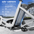 thumbnail image 2 of Ancheer 24" Folding Electric Tricycle,Peak 500W 3-Wheel Electric Bike For Adults,48V/499Wh Removable Battery UL2849 Certified,15.5Mph Step-Thru E-trike,Cargo Motorized Tricycle, 2 of 13