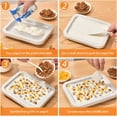 thumbnail image 3 of Máquina para hacer rollos de helado, (8.9X6.9 pulgadas) con 2 rascadores Molde para hacer helados Plato multifuncional para alimentos fritos dulces y fríos para hacer helados enrollados Serv, 3 of 5