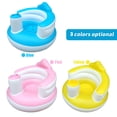 thumbnail image 3 of Silla de suelo Inflable silla de bebé portátil niños sofá asiento de entrenamiento silla de paseo para la ducha de alimentación Play Beach PVC azul Tomshoo Silla de suelo, 3 of 7