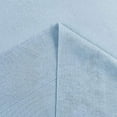 thumbnail image 4 of DWCN Contemporary Sky Blue Solid Print Rod Pocket Sheer Curtain Panel Pairs, 52” x 63” (2 Panels), 4 of 6