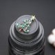 thumbnail image 2 of 1pc Festive Holiday Christmas Tree Alloy Metal, 2 of 4