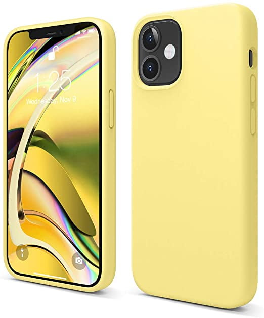 elago Compatible with iPhone 12 Mini Case, Liquid Silicone Case, Full