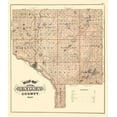 thumbnail image 2 of Andreas 26x30 Gold Ornate Wood Framed with Double Matting Museum Art Print Titled - Anoka Minnesota Landowner - Andreas 1874, 2 of 4