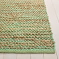 thumbnail image 3 of SAFAVIEH Cape Cod Caroline Solid Runner Rug, Green/Natural, 2'3" x 8', 3 of 10