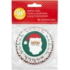 WILTON Standard Santa Cups 75 Count, 1 EA