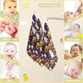thumbnail image 3 of Dreamtimes 3 PCS Spooky Ghost Pumpkin Baby Muslin Washcloths, Hello Halloween Face Towel Burp Cloths Ultra Soft Absorbent Cotton Bath Wipes Towels for Newborn Boys Girls, 3 of 7