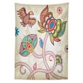 thumbnail image 3 of Ambesonne Floral Tablecloth Rectangular Table Cover, Flower Petal Shabby Plant, 60"x84", Multicolor, 3 of 4