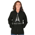 thumbnail image 3 of Classic US Space Force Military Logo Zip Up Hoodie Men's Women's Brisco Brands S, 3 of 5