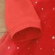 thumbnail image 4 of Vestido rojo con diseño de estrellas navideñas y purpurina para niña pequeña, 4 of 5
