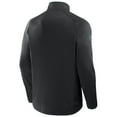 thumbnail image 6 of Men's Fanatics Black Minnesota Wild Authentic Pro Rink Raglan Quarter-Zip Pullover, 6 of 7