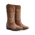 thumbnail image 6 of DREAM PAIRS Women's Mid-Calf Cowboy Boots Embroidered Western Boots with Square Toe Classic Chunky Heel Vegan Leather Boots, 6 of 9