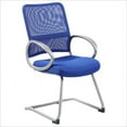 thumbnail image 1 of Boss Office Chaise d'Invité Mesh Arrière en Bleu, 1 of 9