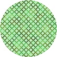 thumbnail image 1 of Ahgly Company Machine Washable Indoor Round Transitional Green Area Rugs, 3' Round, 1 of 7