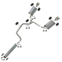 Stainless Steel Exhaust System Kit for 2003–2008 Pontiac Grand Prix 3.8L - Direct Fit