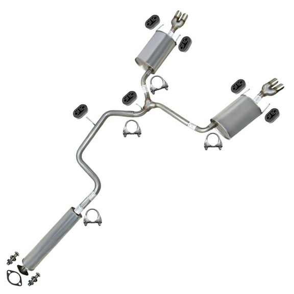 Stainless Steel Exhaust System Kit for 2003–2008 Pontiac Grand Prix 3.8L - Direct Fit