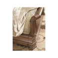thumbnail image 3 of Maklaine Contemporary King Wooden Sleigh Bed in Cognac Brown Finish, 3 of 4