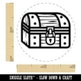 thumbnail image 2 of Locked Treasure Chest RPG Loot Self-Inking Rubber Stamp Ink Stamper - UV Ink - Mini 1/2 Inch, 2 of 7