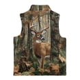 thumbnail image 5 of Pzuqiu Camo Hunting Deer Kid Outerwear Vest Size 4 Toddler Girl Clothes Warm Vest Zip Up Sleeveless for Girl Personalized Fall Outerwear Versatile for Kids and Toddlers, 5 of 7