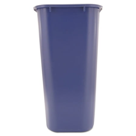 Rubbermaid Commercial Deskside Recycling Container with Symbol, Large, 41.25 qt, Plastic, Blue