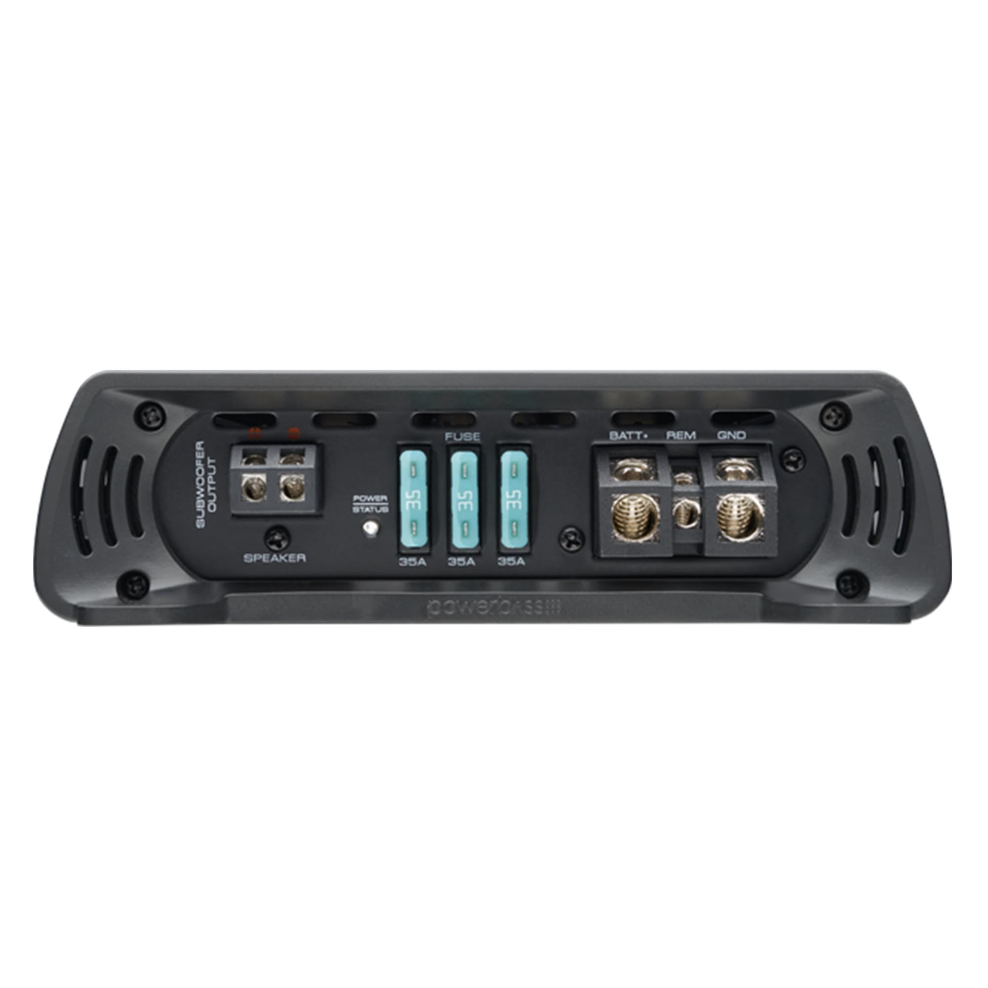 PowerBass PB-1000D Mono Car Amplifier – 1000 Watts x 1 @ 1 Ohm, Class D, Compact Design, Bass Remote Included