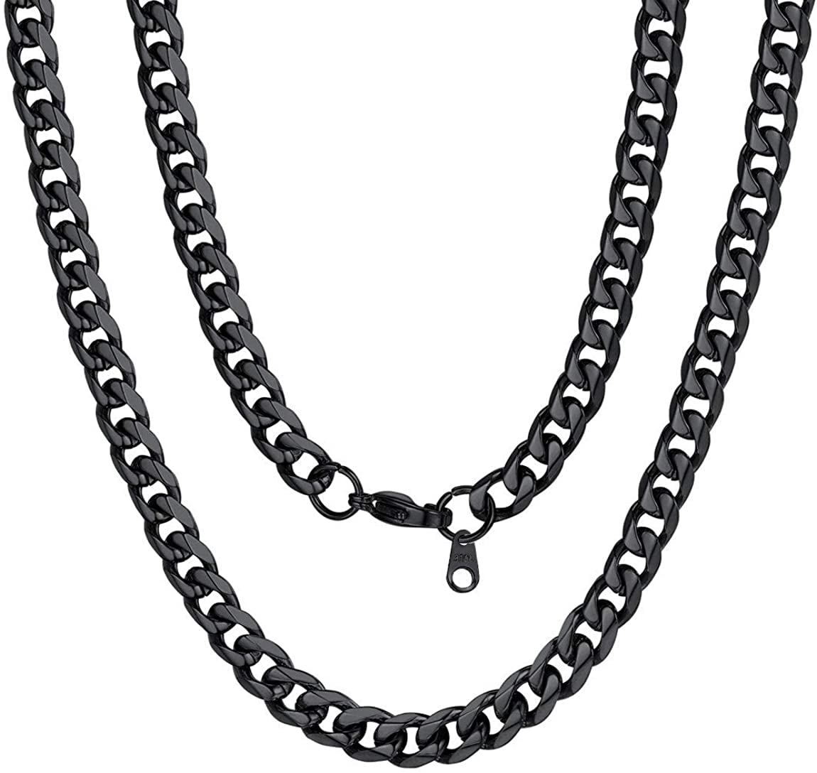 12mm Box/Cuban Link Chain Necklace 
