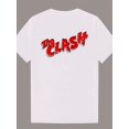 thumbnail image 1 of Men'S Casual Summer T Shirt - THE FLASH Graphic Black Polyester Crew Neck Tee with Bold Red Lettering, 1 of 5
