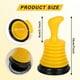 thumbnail image 2 of Injueey Émbolo de drenaje amarillo con fuerte succión para zuecos rebeldes, émbolo de inodoro con mango ergonómico Suministros de limpieza para el hogar, 2 of 6
