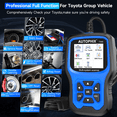 thumbnail image 5 of AUTOPHIX 7360 OBD2 Scanner fit for Toyota Lexus Scion Full System Diagnostic Scan Tool All Reset Service Battery Registration Tool Code Reader for Toyota RAV4 Camry Corolla 4RUNNER Highlander, 5 of 8