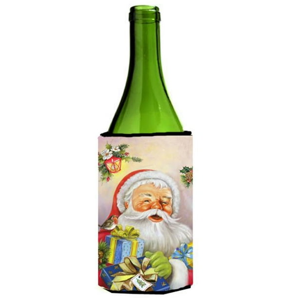 Père Noël Claus Cadeaux Bouteille de Vin Peut Plus Cool Hugger