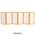 thumbnail image 2 of Red Lantern 2 ft. Short Desktop Double Cross Shoji Screen - Honey - 6 Panels, 2 of 8