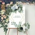 thumbnail image 4 of 2 Rustic Wedding Arch Lively Leaves with Ties And Clips Art Swag for Wedding Reception Tabletop Ceremony Window , blue Option 4 H, 4 of 8