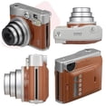 thumbnail image 5 of Fujifilm Instax Mini 90 Neo Classic Fuji Instant Film Camera Brown 40 Film Deluxe Kit, 5 of 8