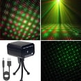 thumbnail image 2 of Veilleuse Étoilée Professionnelle Lumières de Scène Laser Rotation 360° avec Télécommande Projecteur Laser pour Fêtes / Danse, 2 of 8