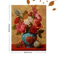 thumbnail image 3 of Qisvanset Vibrant Floral Vase Art Canvas Print 15.75x11.81 Inches, 3 of 8
